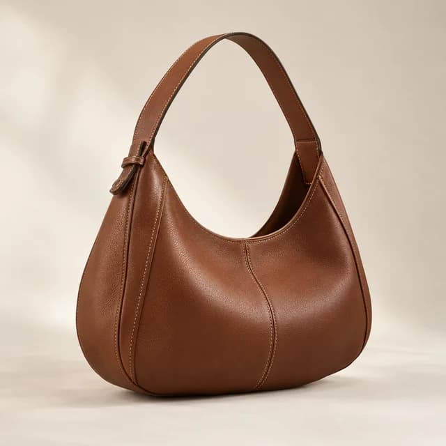 Leather bag photographed against a neutral backdrop